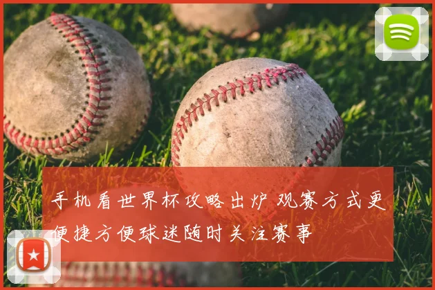手机看世界杯攻略出炉 观赛方式更便捷方便球迷随时关注赛事